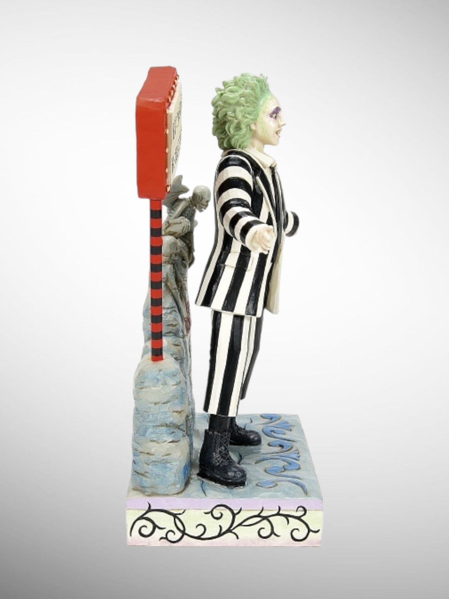 Jim Shore Beetlejuice - Here Lies Betelgeuse LED Sign Figurine